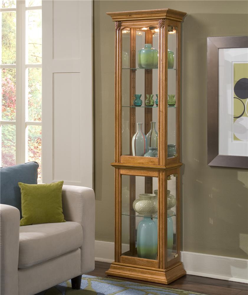 Pulaski Furniture Curios 21214 Estate Oak Curio Baer's